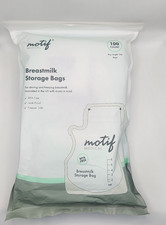 Medical Breastmilk Storage Bags 100 Ct 8 oz Single Use Breast Milk Sealed Motif
