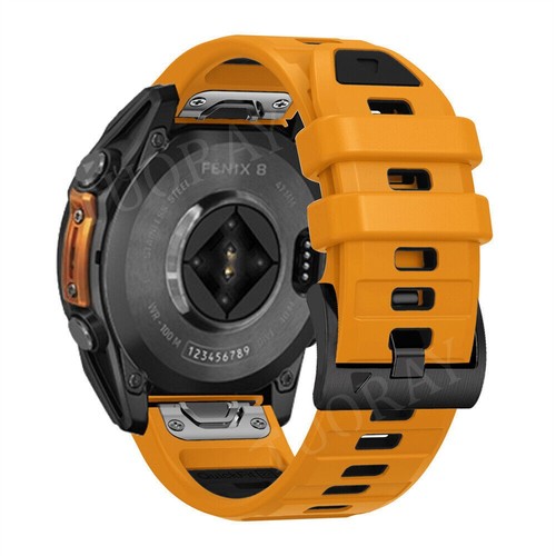 Correa de silicona Quickfit para Garmin Instinct 3 45 mm 50 mm descenso G2 Tactix 8 - Imagen 52 de 218