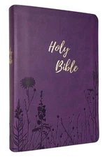 Thomas Nelson KJV Giant Print Bible Purple Leather Soft; 12 Point NEW Boxed