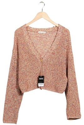 Pull & Bear Strickjacke Damen Cardigan Jacke Gr. M Beige #jv6nc1g