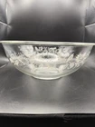 Vintage Pyrex 326 4L Mixing Bowl Colonial Mist Clear White Daisies 11 3/4” Large