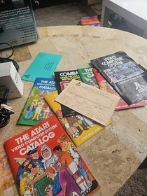 ATARI CX-2600 VIDEO COMPUTER SYSTEM VTG 1978 Original Box Tested Works Hot Bundl