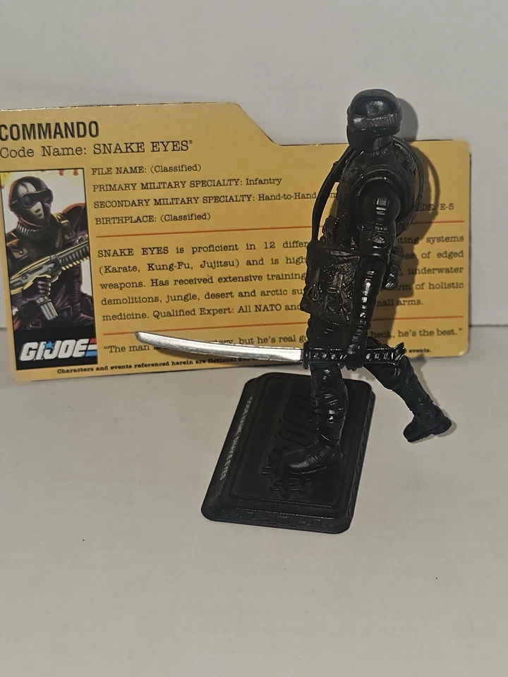 GI Joe 25 Aniversario Ojos de Serpiente Paquete de Batalla v28 Figura Hasbro 2007 Foto 4 de 4