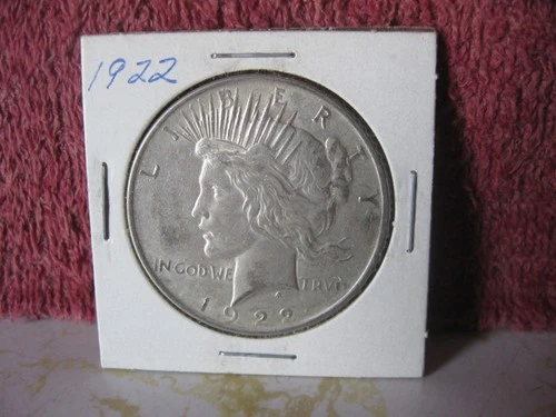 1922p PEACE SILVER DOLLAR BU