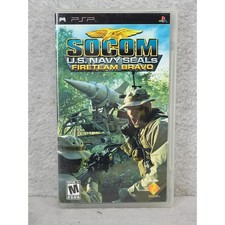 SOCOM US Navy SEALs Fireteam Bravo Sony PSP 2005 Tactical Shooter UCUS-98615 CIB