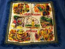 Luray Caverns Virginia Pillow Sham Souvenir, About 18" x 18", Old School Cool!