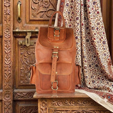 Men's Genuine Leather Vintage Laptop Classic Everyday Satchel Bag Satchel