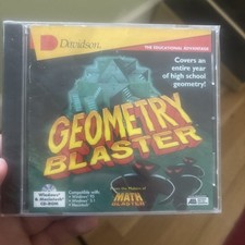 Math Blaster: Geometry PC/MAC CD-ROM 1996 Davidson NEW SEALED
