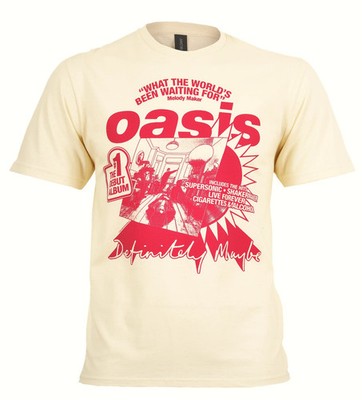 Offizielles Oasis T-Shirt What the World's Been Waiting For Definitivy Maybe Neu