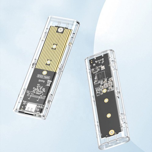 Laptop SSD Mobile Hard Drive Box Transparent M.2 SSD Box NVME PCIe M2 Hard9589 - Afbeelding 3 van 6