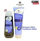 KhaoKho Talaypu Hair Darkening Butterfly Pea & Falls Daisy Shampoo & Conditioner