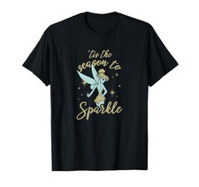 Disney Peter Pan Christmas Tinkerbell The Season To Sparkle T-Shirt_