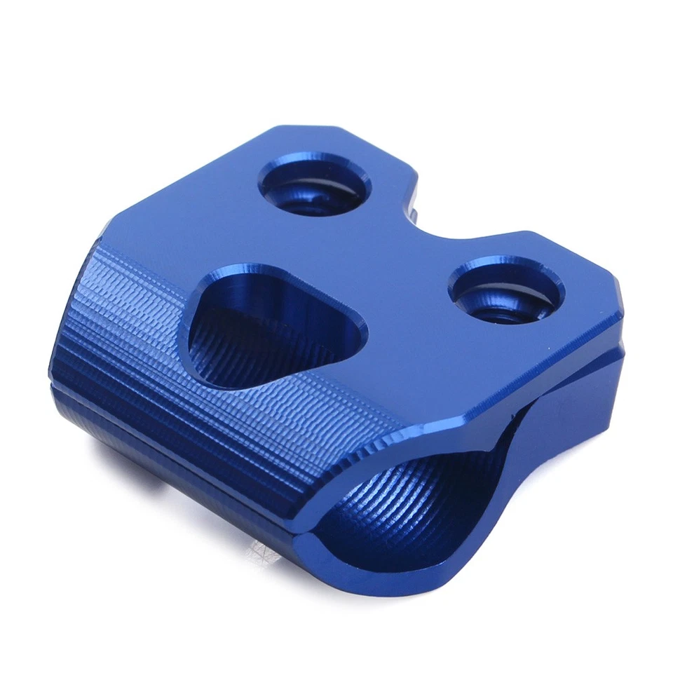 2 soportes de abrazadera de manguera de línea de freno azul aptos para Yamaha WR250F WR450F WR250R/X YZ125/250 Foto 4 de 4