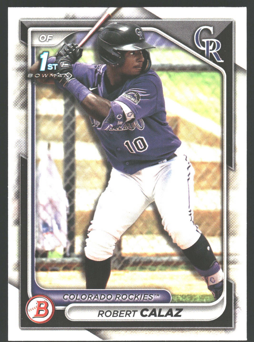 2024 Bowman #BP-131 Robert Calaz Prospects Colorado Rockies