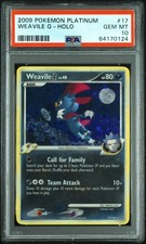 PSA 10 2009 POKEMON PLATINUM WEAVILE G #17 Holo Rare (POP 9!) on eBay