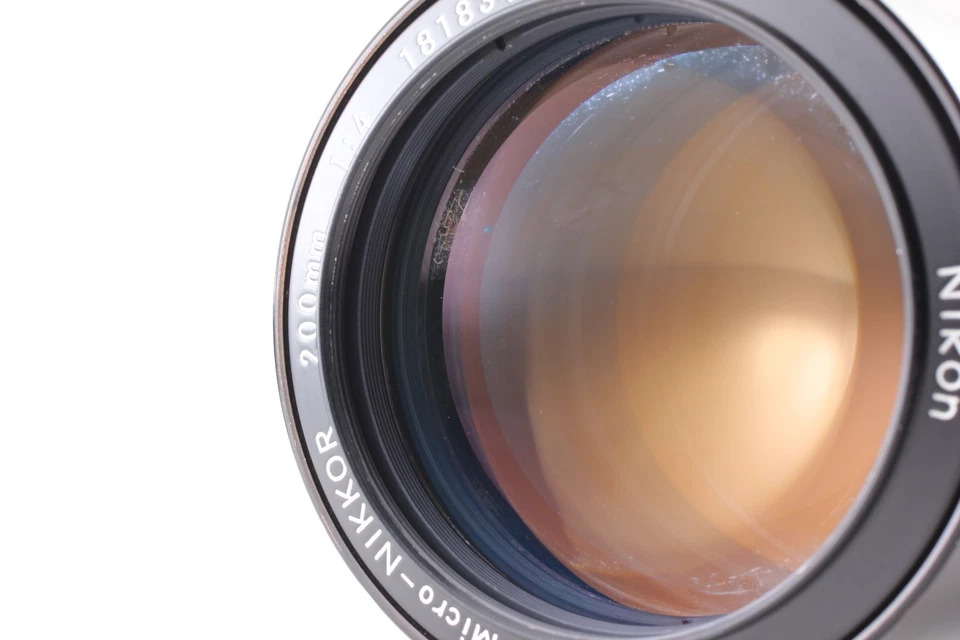 【Exc+5】 Nikon Micro Nikkor 200mm f/4 Ai MF Lens for F Mount Camera From JAPAN - Image 4 of 4