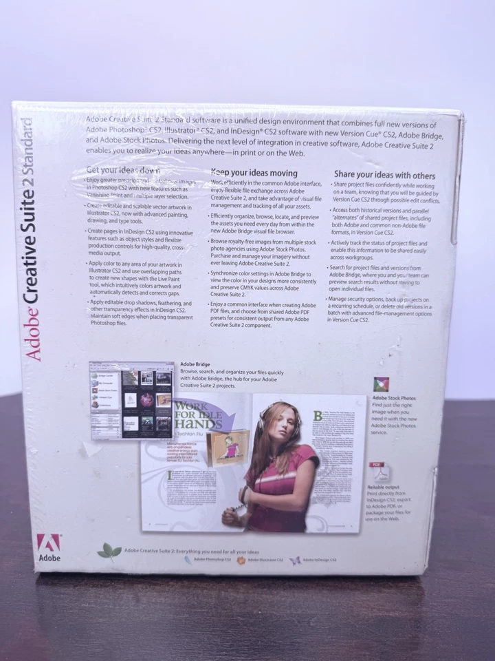 Adobe Creative Suite 2 Standard Mac Macintosh OSX 2005 w Serial Number RARE NEW✅ - Image 4 of 4