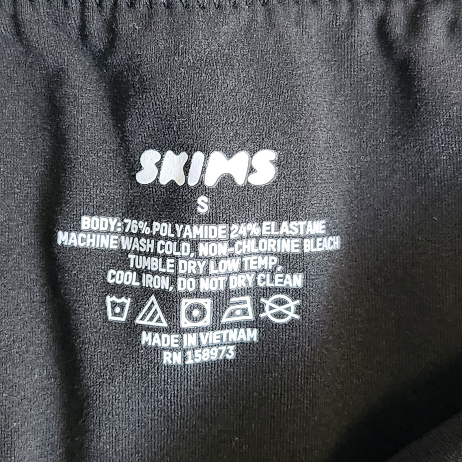 New Skims Fits Everybody Wrapping Long Slip Dress Onyx S Small Black Wrap image 7