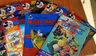 Micky Maus Hefte mit Nr. 1 von 1951 Reprint 18 Hefte und. 19 weitere Comics - Bild 1 von 4