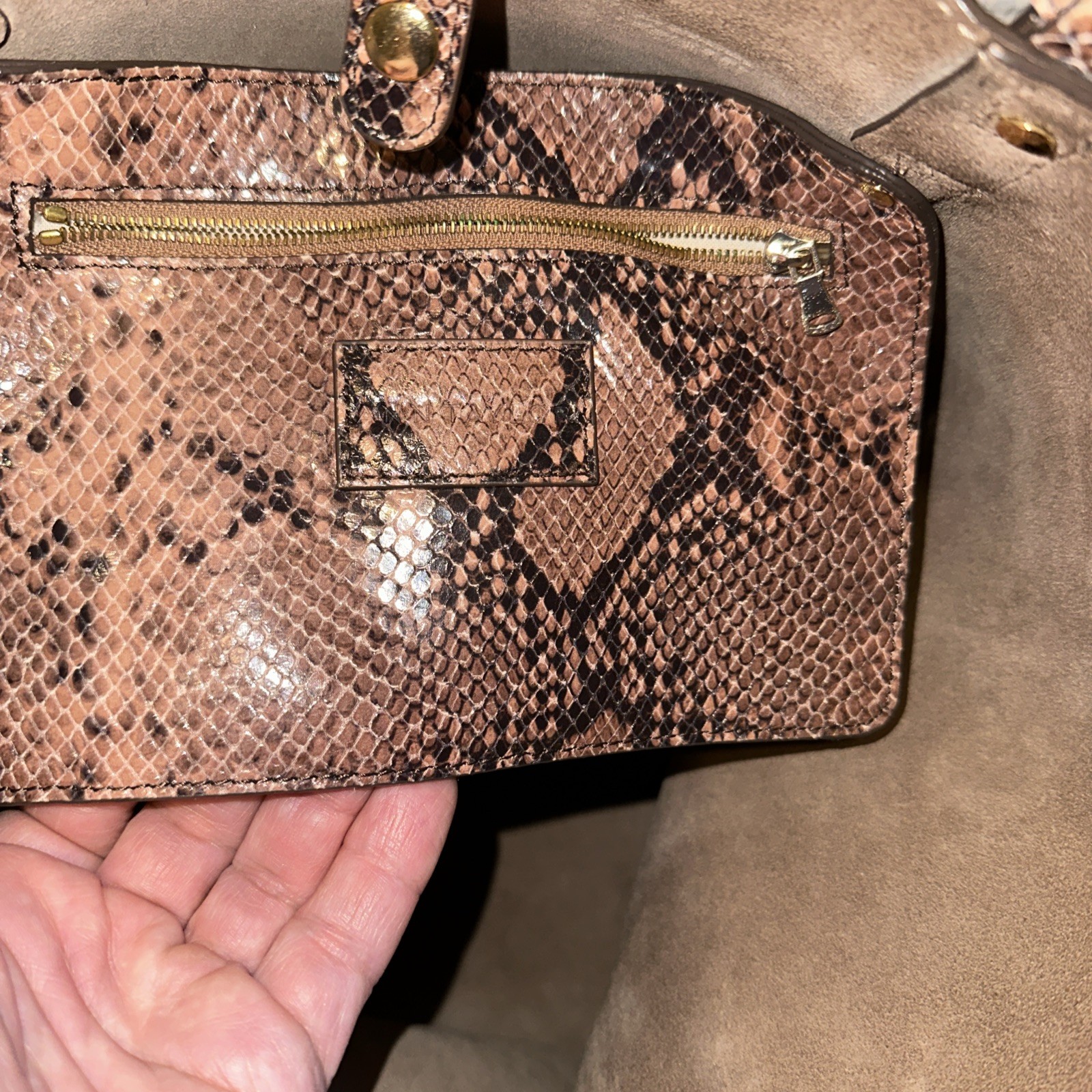 Ann Taylor Python Tote ￼ - image 16