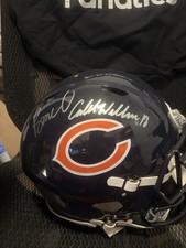 Caleb Williams Rome Odunze Signed Chicago Bears Helmet Fanatics Authentic w/ Box