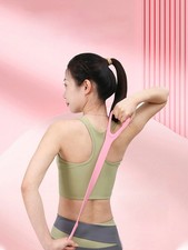 1-3pcs Fitness Stretching Belt With 8 Shaped Puller Arm Back Training Elastic Ro