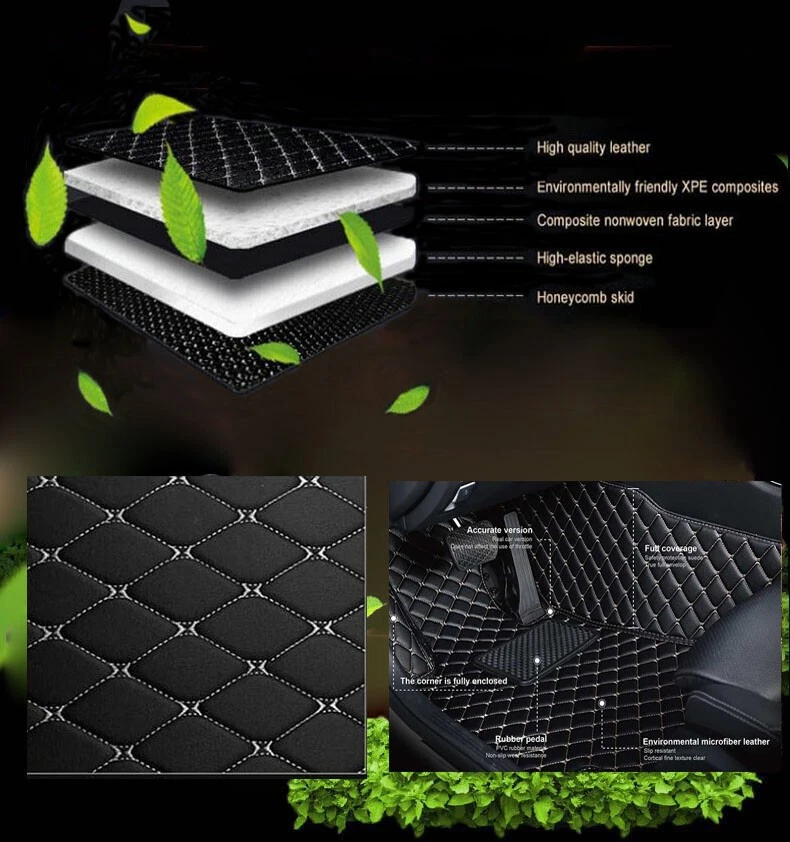 For Lexus RX330 RX350 RX400h RX450h Waterproof Custom Carpets Car Floor Mats - Изображение 4 из 4