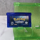 Pokemon Sapphire Version Nintendo Game Boy Advance, 2003, Authentic, Dry Battery