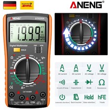 Digital Multimeter Voltmeter Strom Amperemeter Kapazität Profi Prüfer Messgerät