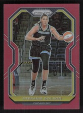 2021 Panini Prizm WNBA #58 Stefanie Dolson Prizms Red #/299