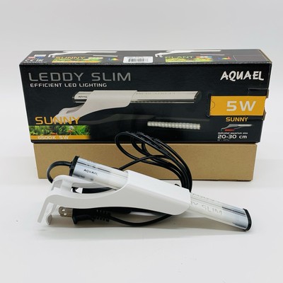 Aquael Leddy Slim 5W Sunny 8''-11.75'' Aquarium Lamp White