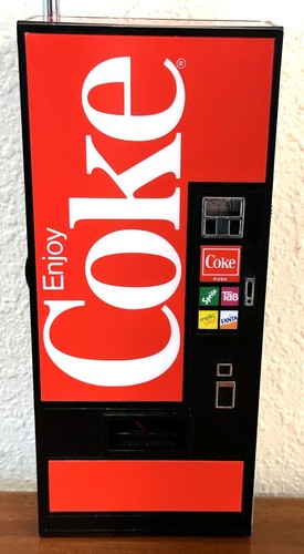 Vintage Working Coca-Cola Vending Machine Radio for 1982 Roy Rogers Convention