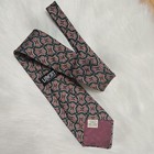 Liberty Of London Green Red Paisley 100% Silk Men’s Neck Tie Made In Usa EUC — photo 3