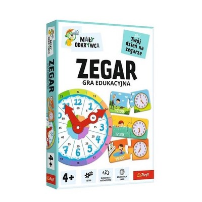 5900511028096 Gra Mały Odkrywca Zegar TREFL 02809 TR TREFL