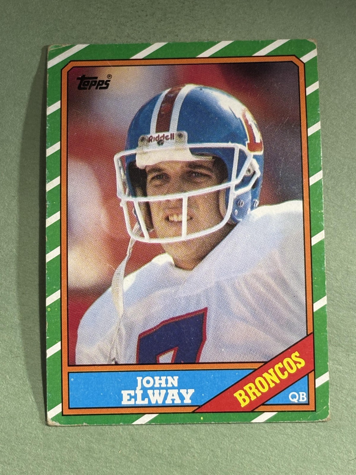 John Elway 1986 Topps Denver Broncos #112 MM313