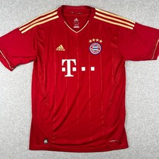 Camiseta deportiva local Adidas Bayern Munich 2012 2013 camiseta mediana para hombre roja Munchen