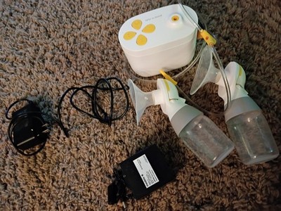 Medela Pump In Style Double Electric Breast Pump Kit, 24mm, Bottles, Adapter