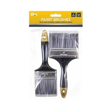 2 Pack 3 + 4 Inch Large Professional Paint Brush Set Brushes DIY Painting Wall