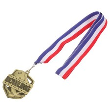 Tabletop Curling Game Bowling Medals for Decor Award with Neck Ribbon Race