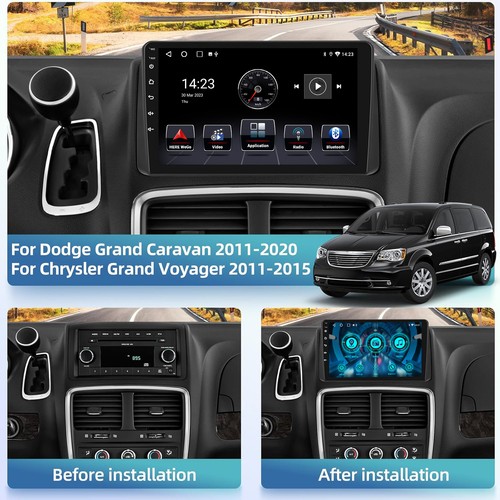 9" 4+64G Carplay Android14 Auto Car Stereo GPS For Dodge Grand Caravan 2011-2020 - Picture 4 of 14