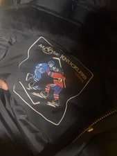 Moose Knuckles Black Fur Bomber Jacket for Kids Sizes 5-12 Brand New with Tags