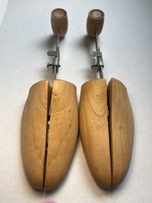 Vintage Adjustable Men's Wooden Shoe Stretchers/Trees 12" long max 4