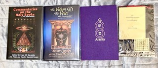 Aleister Crowley 4 Rare Titles Commentaries Holy Books Equinox Vision Ararita