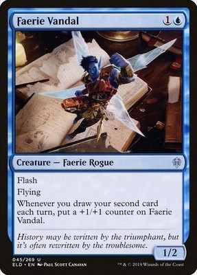 Faerie Vandal (045) Throne of Eldraine ELD MTG Magic