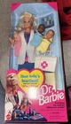 1995 Mattel Dr. Barbie Heartbeat Doll with 3 Babies & Accessories #14309 Vintage