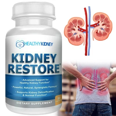 Kidney Restore - Kidney Health Cleanse Detox & Repair Natural Supplement