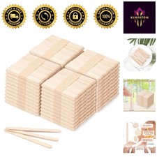 2000 Pcs 4.5  Natural Birch Wooden Craft Sticks for DIY  Educational Fun