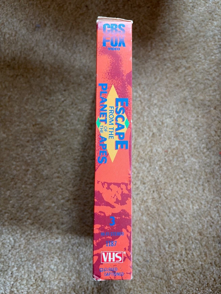 Escape From the Planet of the Apes VHS Tape Scifi Roddy McDowall Kim Hunter - Image 3 of 4