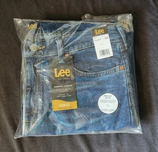 new Lee Men's Jeans 34x32 SLIM FIT STRAIGHT in INDY color #102003517