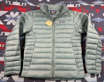 Patagonia Men's Down Sweater Full Zip Jacket Sz S Nouveau Green